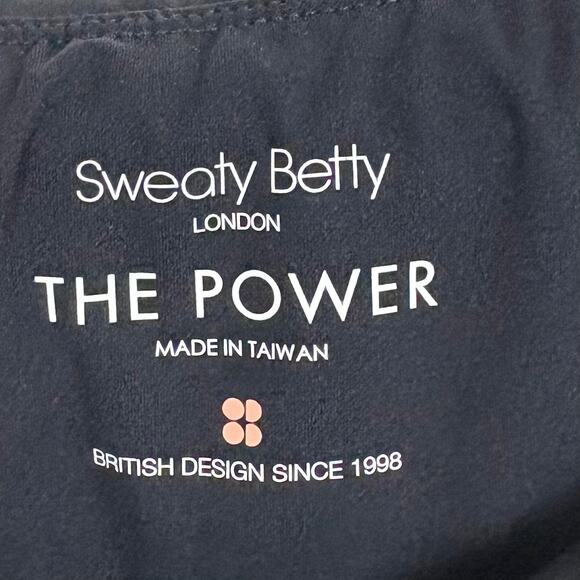 Sweaty Betty London Womens Reflective Power Leggings Back Zip Pocket Black Small - Picture 4 of 8